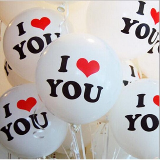 I Love You Helium Balloon